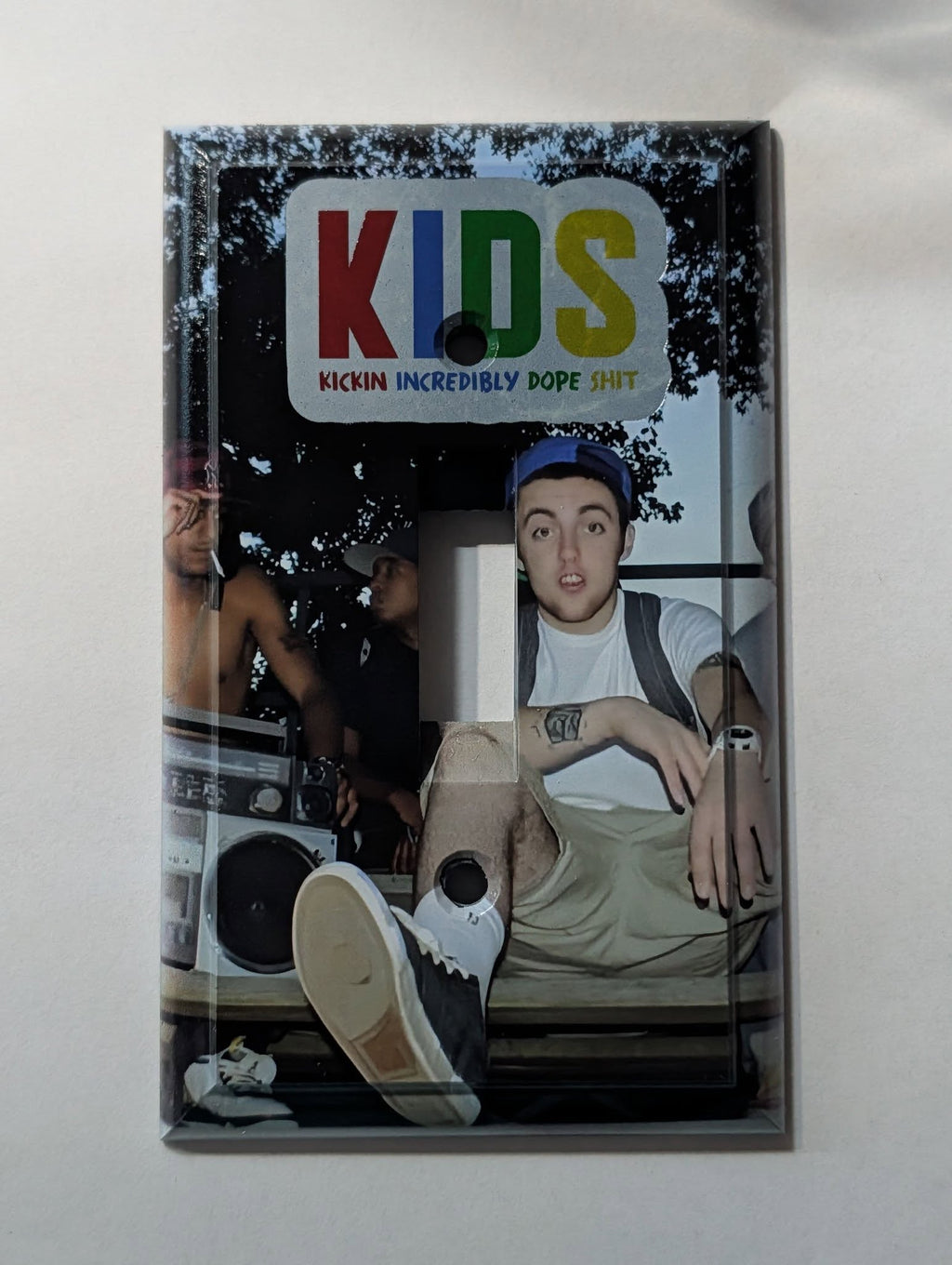 Mac Miller "KIDS" Stone Light Switch Cover