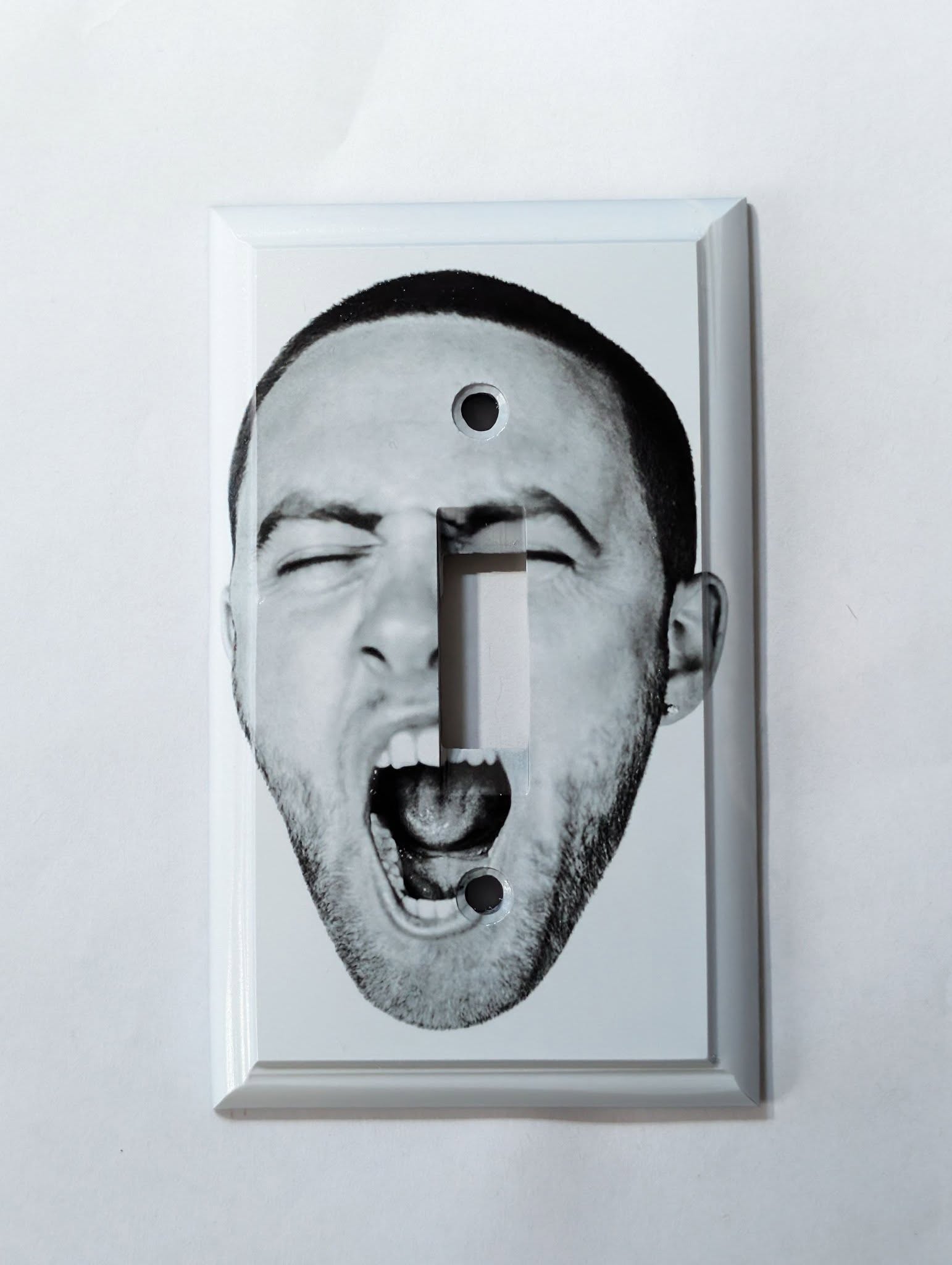 Mac Miller "GOOD:AM" Stone Light Switch Cover